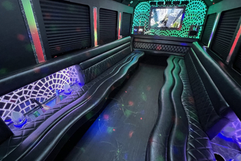 Akron Limo Bus Interior