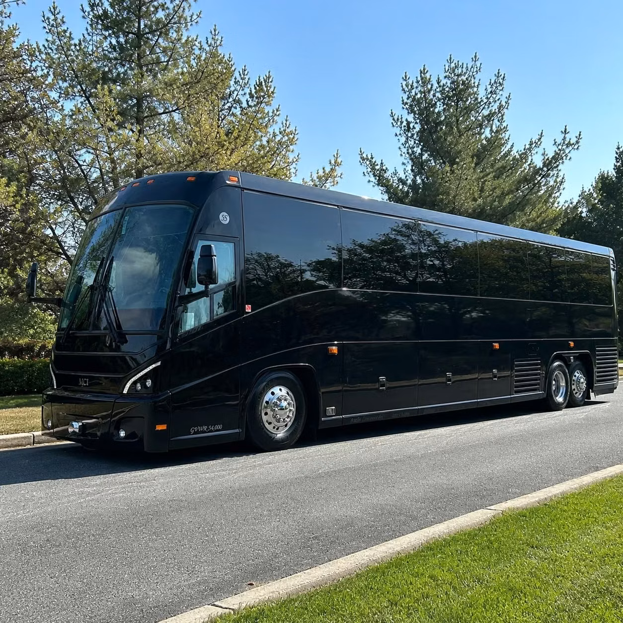 56 passenger charter bus