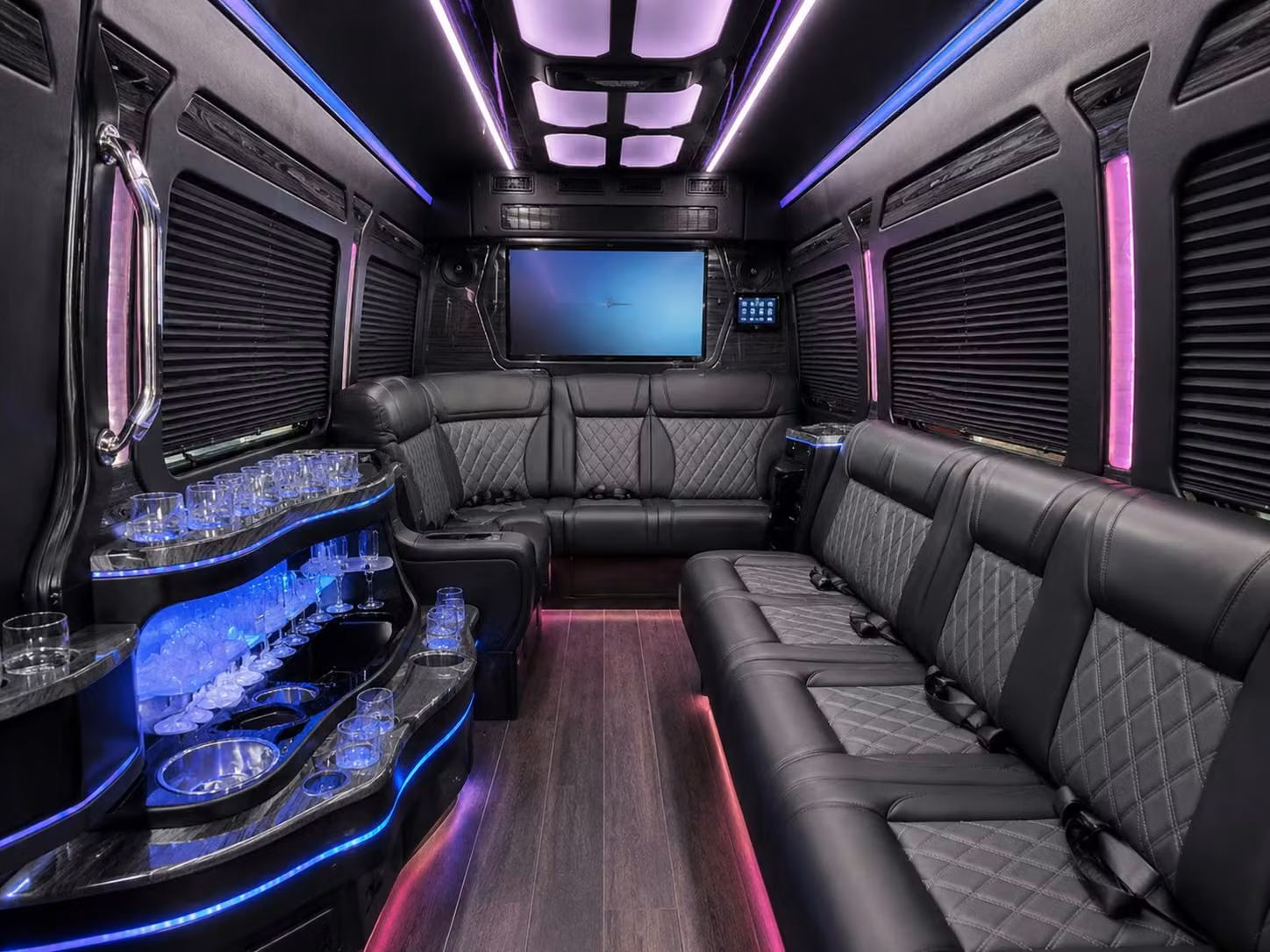 sprinter vans and limo vans for akron prom couples and small groups
